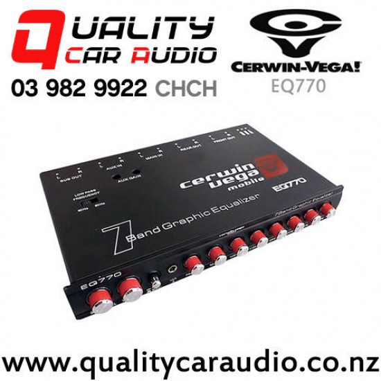 Cerwin Vega EQ770 7 Band Parametric Equalizer