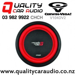 Cerwin Vega V104DV2 10" 1100W (400W RMS) Dual 4 ohm Voice Coil Car Subwoofer