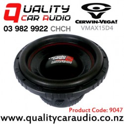 Cerwin Vega VMAX15D4 15" 3000W (1500W RMS) Dual 4 ohm Voice Coil Car Subwoofer