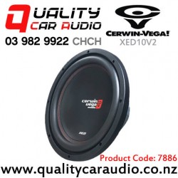 Cerwin Vega XED10V2 10" 800W (125W RMS) Single 4 ohm Voice Coil Car Subwoofer