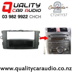 Connects2 CT24TY37 Stereo Fascia Kit for Toyota Auris 12cm/120mm high from 2007 to 2013 (DARK GREY)