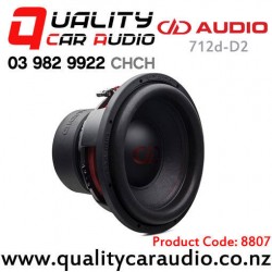 DD Audio 712d-D2 12" 3600W (1200W RMS) Dual 2 ohm Voice Coil Car Subwoofer