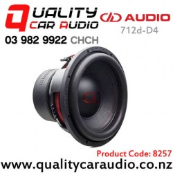 DD Audio 712d-D4 12" 3600W (1200W RMS) Dual 4 ohm Voice Coil Car Subwoofer