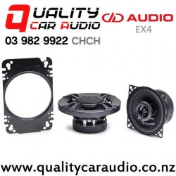 DD Audio EX4 4" 75W (25W RMS) 2 Way Coaxial Car Speakers (pair)