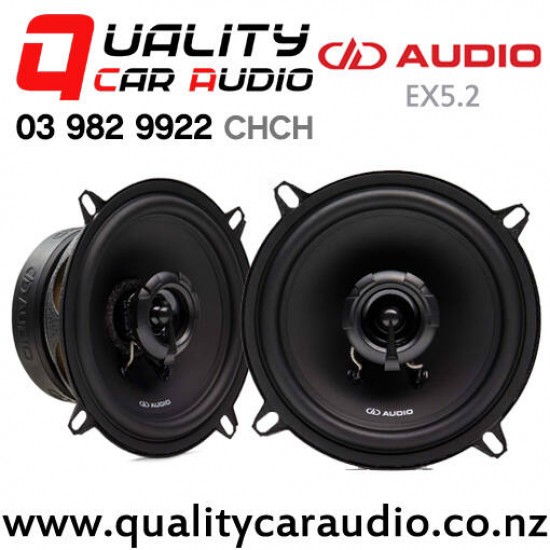 DD Audio EX5.2 5.25" 100W (50W RMS) 2 Way Coaxial Car Speakers (pair)