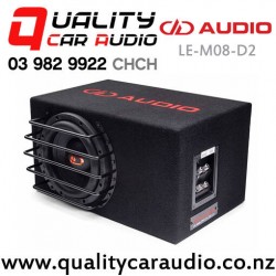 DD Audio LE-M08-D2 8" 500W RMS Dual 2 ohm Voice Coil Subwoofer Enclosure