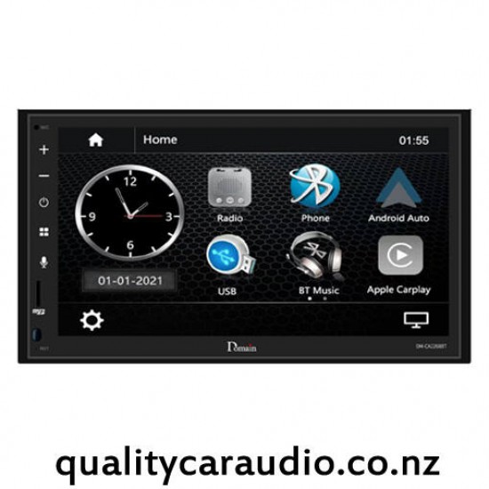 Domain DM-CA2268WBT Wireless Apple CarPlay Android Auto Bluetooth USB NZ Tuners Car Stereo (Wireless Version)