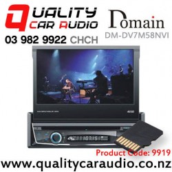 Domain DM-DV7M58NVI Bluetooth Navigation (Map Included) USB DVD AUX NZ Tuners 2x Pre Outs Car Stereo