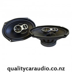 9095 ZeroFlex EFX693 6x9" 120W RMS 3 Way Coaxial Car Speakers (pair)