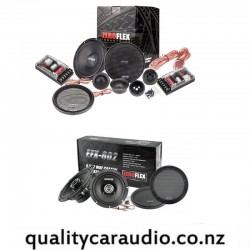 ZeroFlex EFX65C 6.5” Component 2-Way Speakers + ZeroFlex EFX-602 6.5" Coaxial 2-Way Combo Deal