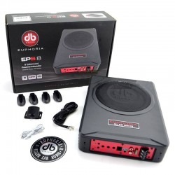 DB Drive EPS8 8" 225W RMS Under Seat Active Car Subwoofer