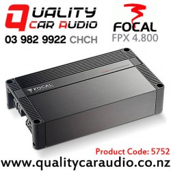 Focal FPX 4.800 Performance Series 4 Channel 370W x 2 RMS Bridgeable Compact Car Amplifier