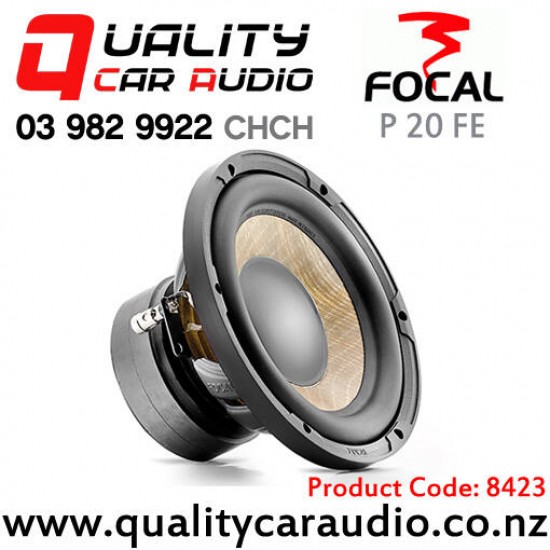 Focal P 20 FE 8" 500W (250W RMS) Single 4 ohm Voice Coil Car Subwoofer - In Stock At Distribution Centre