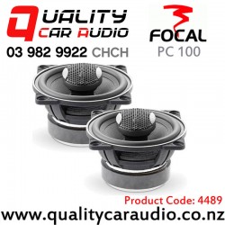 Focal PC 100 4" 100W (50W RMS) 2 Ways Coaxial Car Speakers (pair)