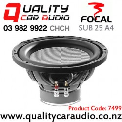 Focal Sub 25 A4 10" 400W (200W RMS) Single 4 ohm Voice Coil Car Subwoofer