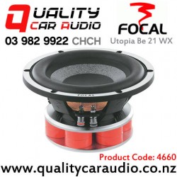 Focal Utopia 21 WX 8" 500W (250W RMS) Single 4 ohm Voice Coil Car Subwoofer - In Stock At Distribution Centre