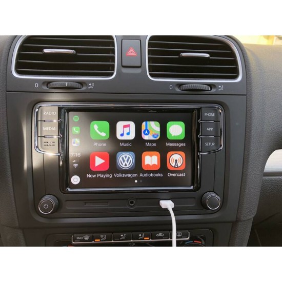 QCA DMU-VW10 Bluetooth Apple CarPlay & Android Auto USB AUX SD NZ Tuner Car Stereo