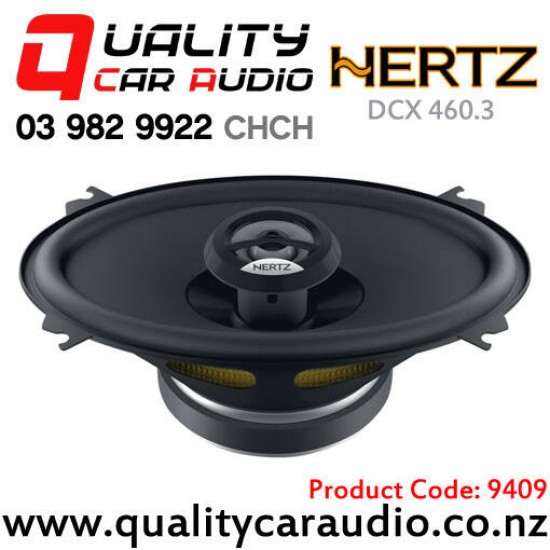 Hertz DCX 460.3 4x6" 80W (40W RMS) 2 Way Coaxial Car Speakers (pair)