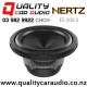 Hertz ES 200.5 8" 600W (200W RMS) Single 4 ohm Voice Coil Car Subwoofer with Easy Payments