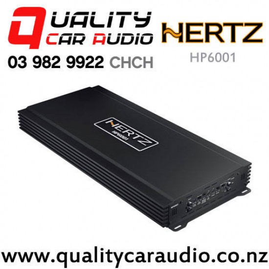 Hertz HP6001 5000W Mono Channel Class D Car Amplifier with Easy Finance