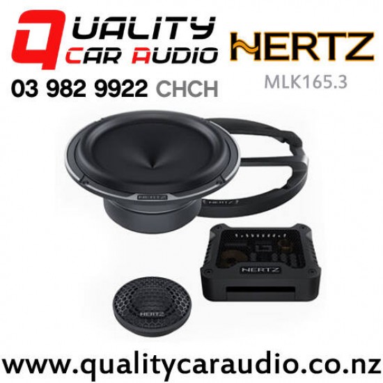 HERTZ MLK165.3 6.5" 300W (150W RMS) 2 Way Component Car Speakers (pair) with Easy Layby