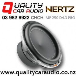 Hertz MP 250 D4.3 PRO 10" 1200W (600W RMS) Dual 4 ohm Voice Coil Car Subwoofer - In stock at Distribution Centre
