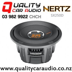 Hertz SX250D 10" 2400W (600W RMS) Dual 4 ohm Voice Coil Car Subwoofer with Easy Finance