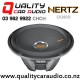 Hertz SX380D 15" 4000W (1000W RMS) Dual 4 ohm Voice Coil Car Subwoofter with Easy Finance