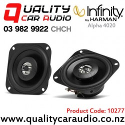 Infinity Alpha 4020 4" 175W (25W RMS) 2 Way Coaxial Car Speakers (pair)