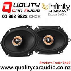 Infinity Kappa 86CFX 6x8" 300W (100W RMS) 2 Way Coaxial Car Speakers (pair)