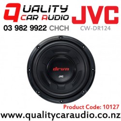 JVC CW-DR124 12" 1800W (350W RMS) Single 4 ohm Voice Coil Car Subwoofer