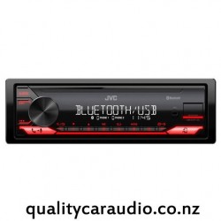 JVC KD-X182BT Bluetooth USB AUX NZ Tunres 1x Pre Out Car Stereo (Build-in Mic)