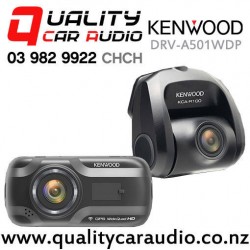 Kenwood DRV-A501WDP Dual Channel High Definition Record with Built-in G Sensor & GPS Touch Screen Dash Cam - In Stock At Distribution Centre