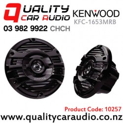 Kenwood KFC-1653MRB 6.5" 150W (50W RMS) 2 Way Coaxial Marine Speakers (pair)