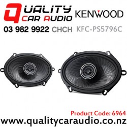 6964 Kenwood KFC-PS5796C 5x7" 320W (80W RMS) 2 Way Coaxial Speakers (pair)