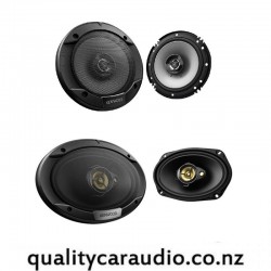 Kenwood KFC-S1666 6.5” 2-Way Coaxial Speakers + Kenwood KFC-PS6976EX 6x9" 3-Way Component Speakers Combo Deal