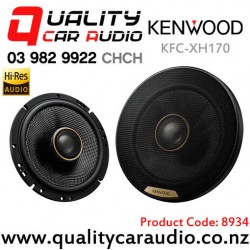 Kenwood KFC-XH170 6.5" 300W (100W RMS) 2 Way Coaxial Hi-Res Audio Certified Car Speakers (pair)