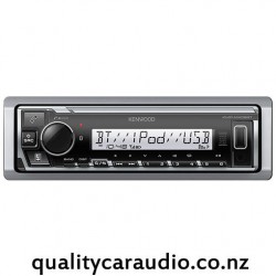 Kenwood KMR-M408BT Bluetooth USB AUX NZ Tuners 3x Pre Outs Marine Stereo