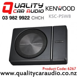 Kenwood KSC-PSW8 250W (150W RMS) Under Seat Style Active Car Subwoofer