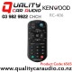 6565 Kenwood RC-406 Car Stereo Remote Control