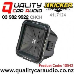 Kicker 41L7124 12" 1800W (900W RMS) Dual 4 ohm Voice Coil Car Subwoofer