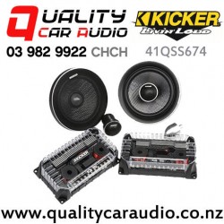 Kicker 41QSS674 6.75" 200W (100W RMS) 2 Way Component Car Speakers (pair) - In Stock At Distribution Centre