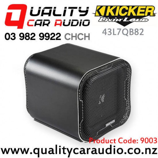 In stock at NZ Supplier (Special Order Only) - Kicker 43L7QB82 8" 1000W (500W RMS) Square Subwoofer Enclosure