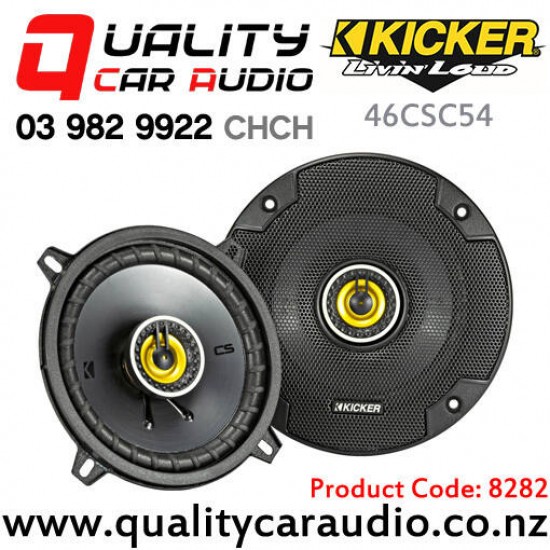 Kicker 46CSC54 5.25" 225W (75W RMS) 2 Way Coaxial Car Speakers (pair)