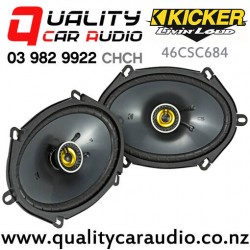 Kicker 46CSC684 6x8" 225W (75W RMS) 2 Way Coaxial Car Speakers (pair)