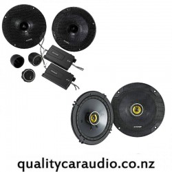 Kicker 46CSS654 6.5” 2-Way Component Speakers + Kicker 46CSC654 6.5" 2-Way Coaxial Speakers Combo Deal