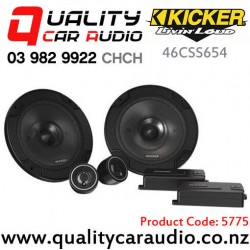Kicker 46CSS654 6.5" 300W (100W RMS) 2 Way Component Car Speakers (pair)