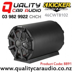 Kicker 46CWTB102 10" 800W (400W RMS) 2 ohm Subwoofer Enclosure - In stock at Distribution Centre