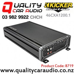 Kicker 46CXA1200.1 1200W Mono Channel Class D Car Amplifier