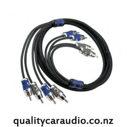 Kicker 46QI46 4 Channel OFC and Foil Shield RCA Cable (6m)